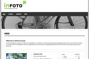 InFoto website screenshot